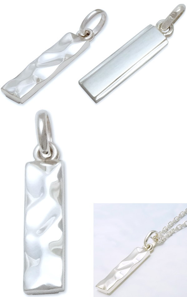 楽天市場】リバーシブル シルバーペンダントトップ*AQUA SILVER(アクア