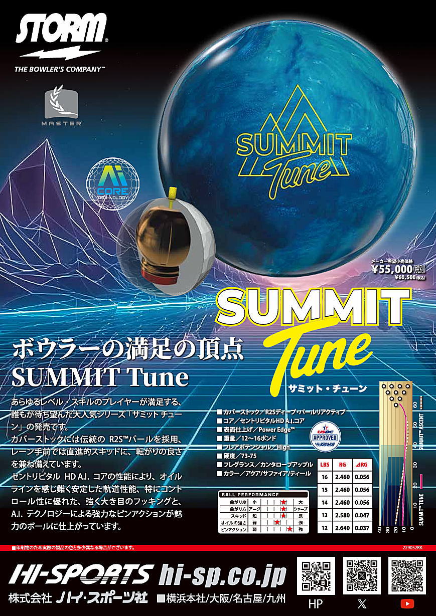 楽天市場】【STORM】 サミット・チューン : ボウラーズショップ プリメーロ