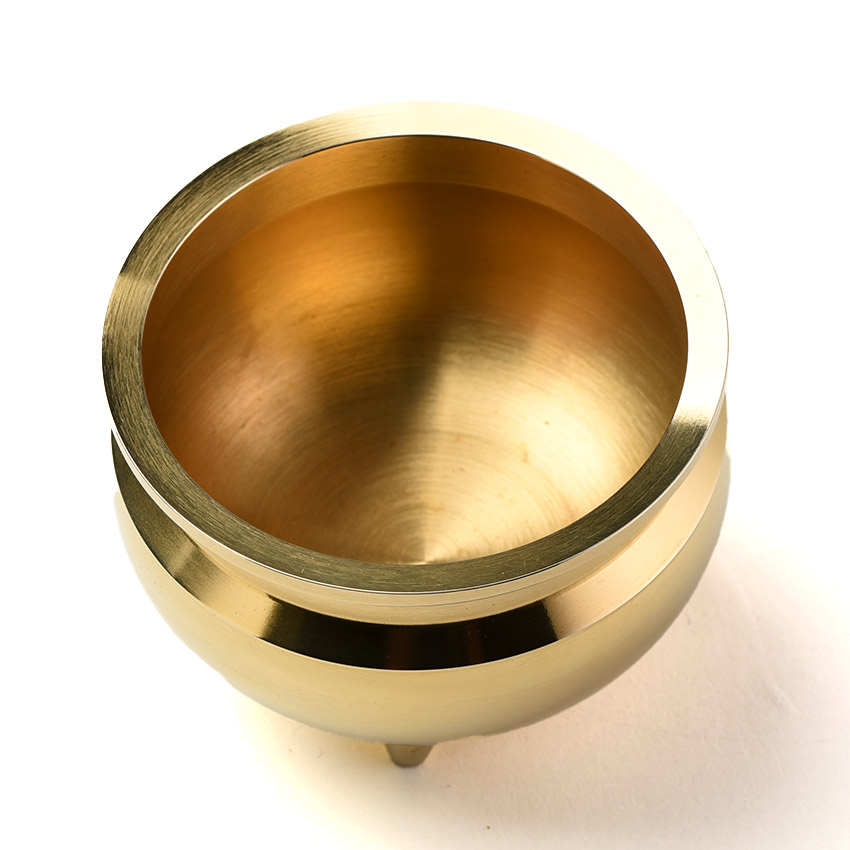 楽天市場】香炉 机上 香呂 （真鍮製 磨き） 3.5号 各宗派用 3.5寸