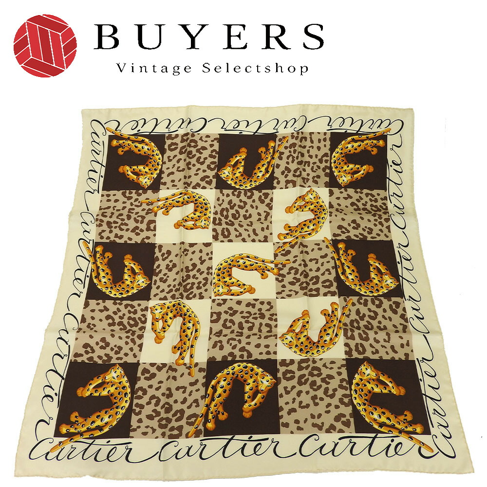 楽天市場】【中古】カルティエ マスト ドゥ スカーフ シルク100