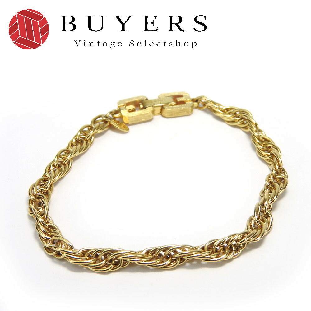 楽天市場】【中古】 ジバンシー ブレスレット メタル ゴールド