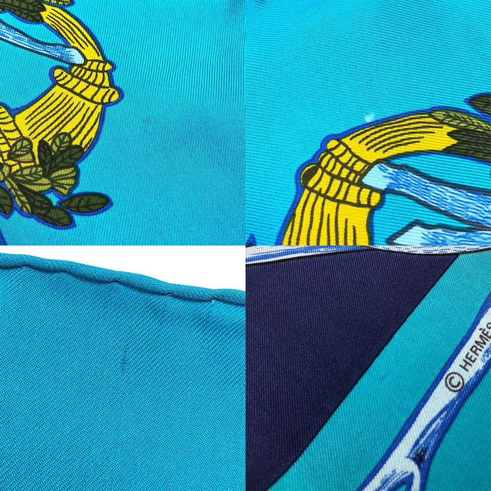 楽天市場】【中古】エルメス スカーフ カレ90 シルク100％ 大判