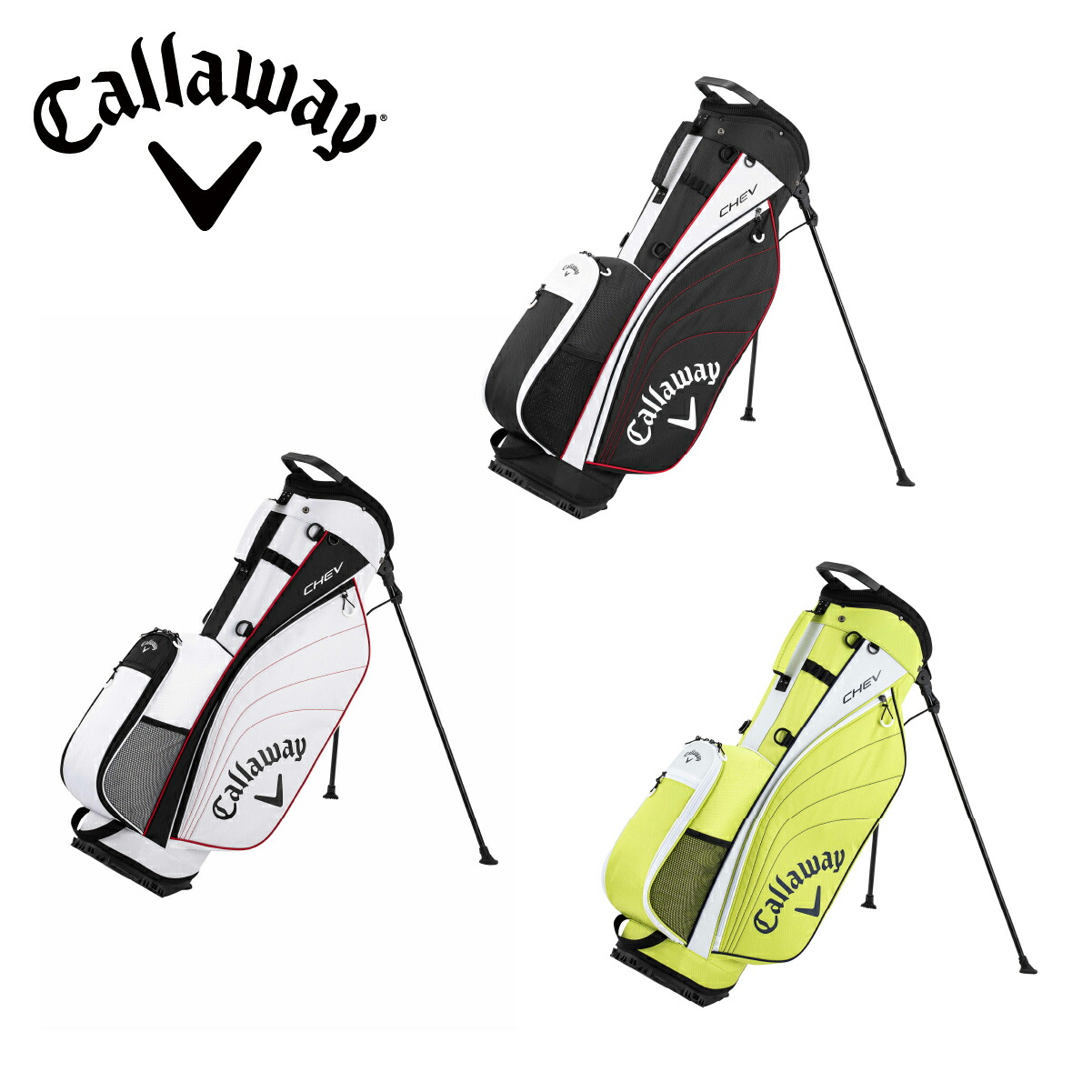 楽天市場】キャロウェイ キャディーバッグ スタンドタイプ シェブ CHEV