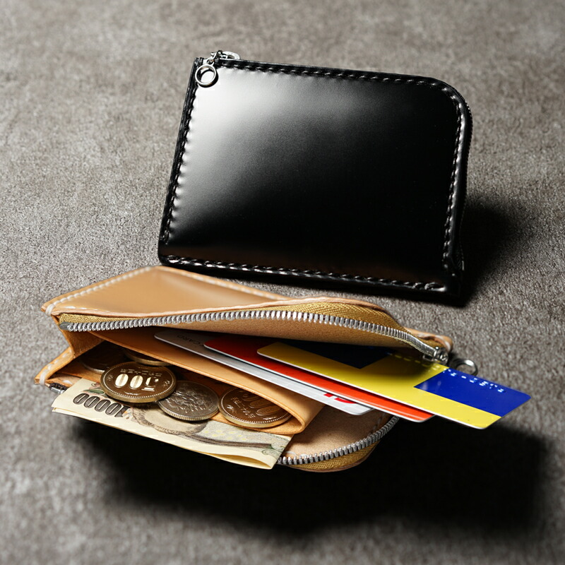 楽天市場】L字ファスナーウォレット コードバンフラグメントケース