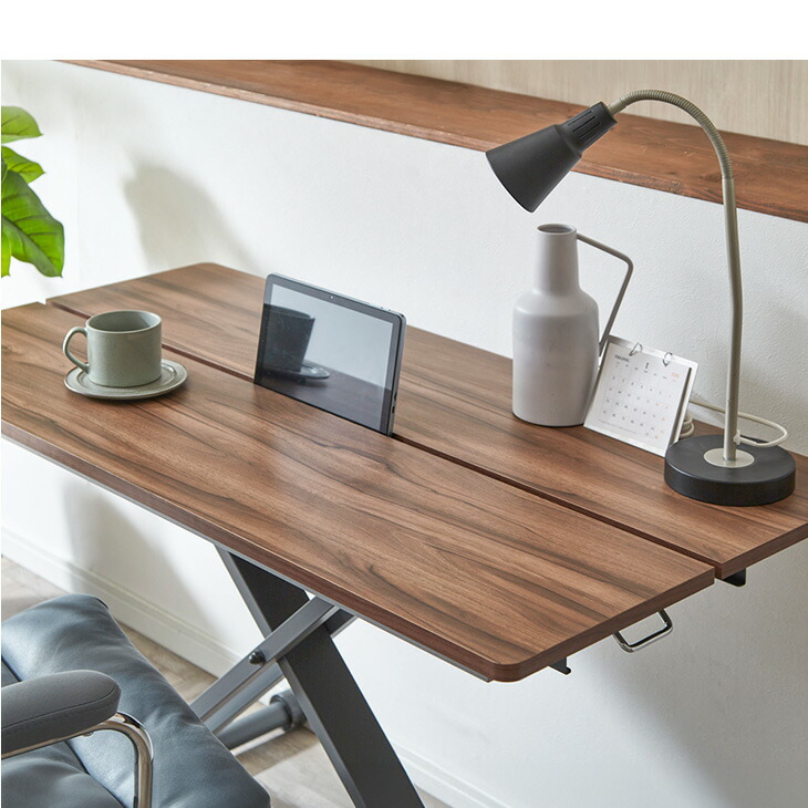 楽天市場】昇降式テーブル 120×60 無段階 昇降 高さ調節 昇降テーブル