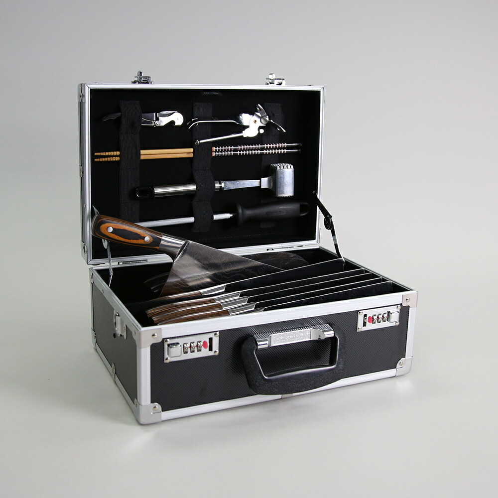 楽天市場】業務用 包丁ケース ジュラルミン アタッシュケース 持ち運び