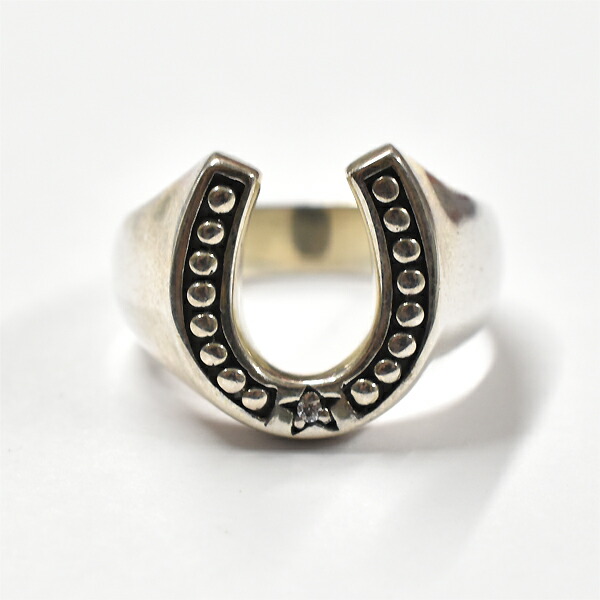 楽天市場】ホースシュー 馬蹄 リング 17号 指輪 シルバーリング