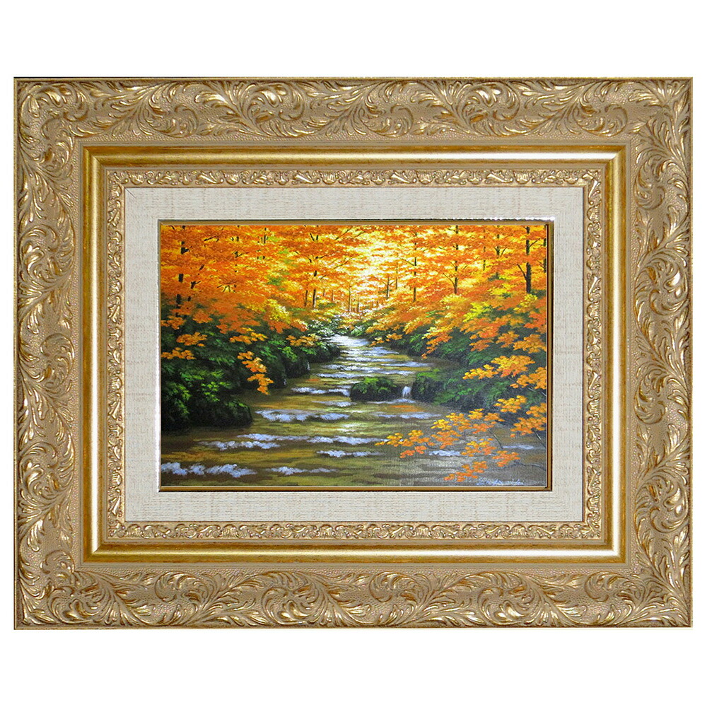 楽天市場】手描き 油絵 絵画 額入り 油彩 SMサイズ 新屋敷一平 アート