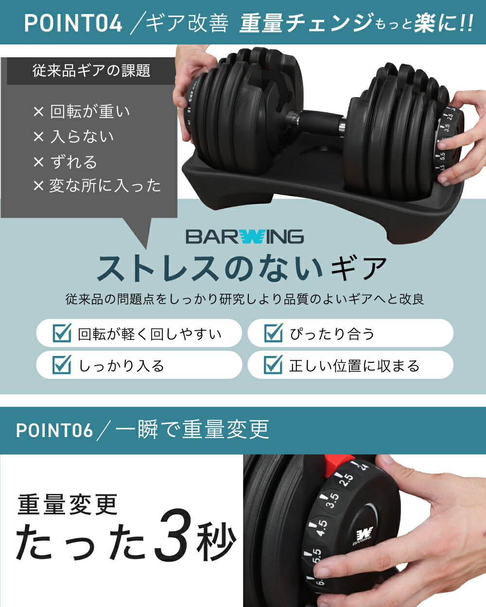 楽天市場】【ただいま・最安挑戦】 可変式ダンベル 24kg 2個セット 15