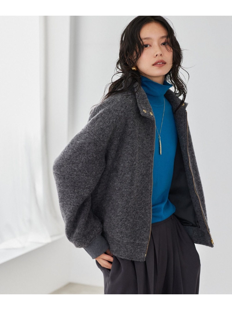 楽天市場】【SALE／68%OFF】スタンドカラースライバーブルゾン【WEB