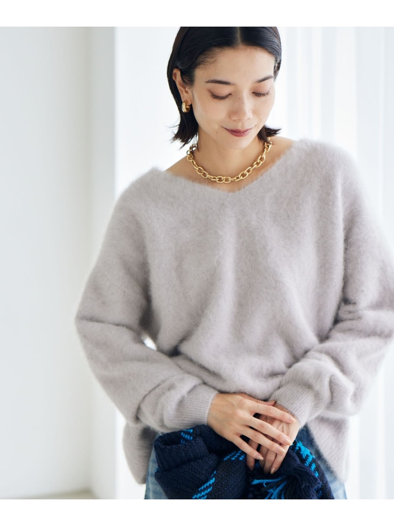 楽天市場】【SALE／50%OFF】FOXカシミアVネックニット【WEB限定カラー