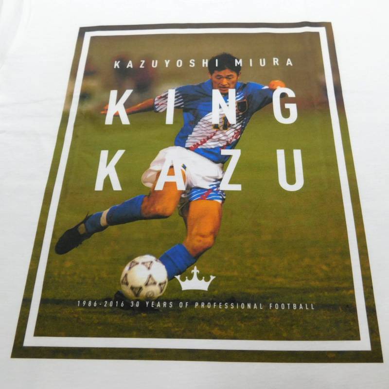 楽天市場】日本代表 三浦 知良 King Kazu Tシャツ 半袖 RE-TAKE(正規品