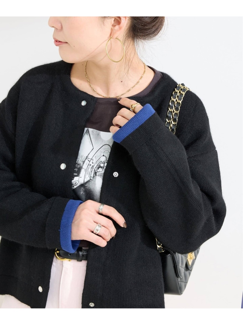 楽天市場】《追加3》2層スムース編みニットブルゾン B.C STOCK ベー