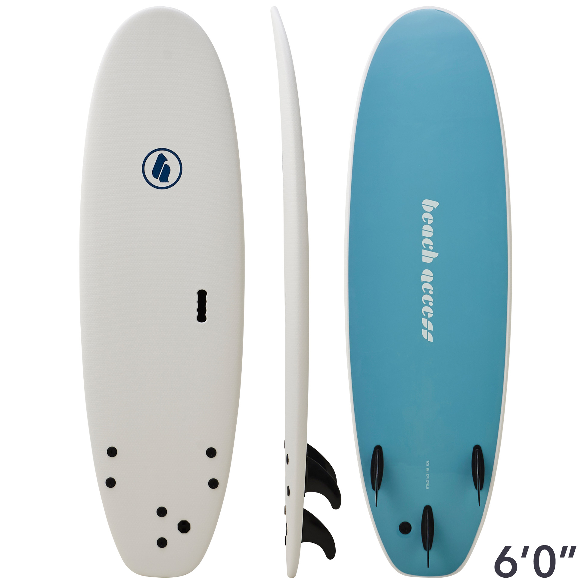 楽天市場】m-soft ソフトボード サーフボード 6'0