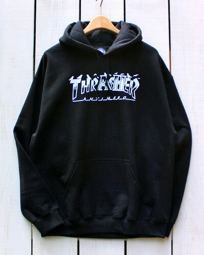 楽天市場】Thrasher x Anti Hero Pigeon Mag Hooded Sweat pull parka