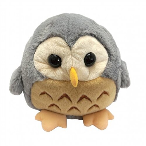 楽天市場】幸福を運ぶフクロウ、幸（コウ）フクロウ グレー M 少し