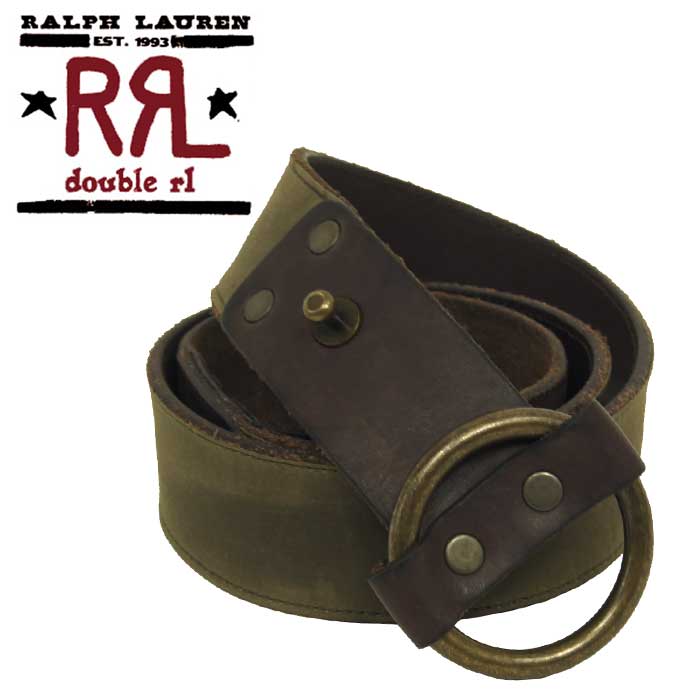 楽天市場】RRL ラルフローレン DOUBLE RL オイルド 真鍮 リング ベルト