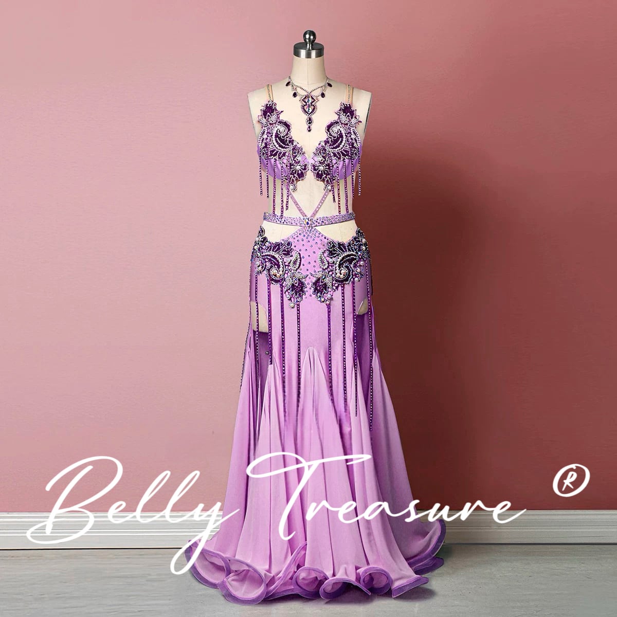 楽天市場】ベリー ダンス 衣装 しずく形 ビーズ ブラ ベルト 2点セット