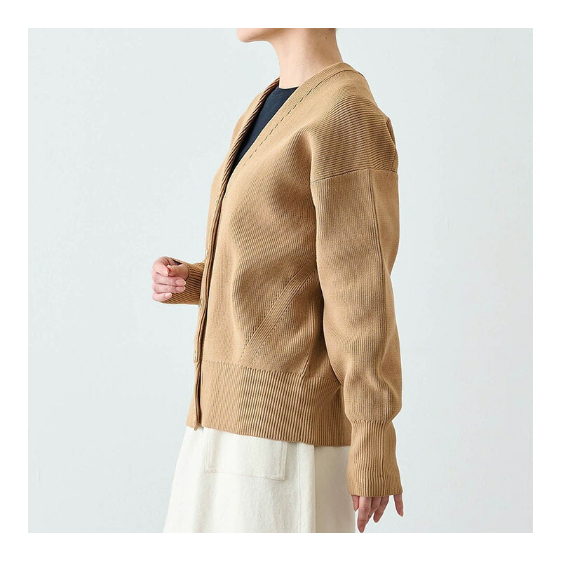 楽天市場】【ベルメゾン】 畦編みVネックカーディガン【夜干して朝乾く