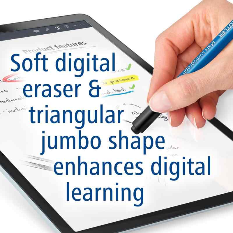 楽天市場】Staedtler Mars Digital Jumbo 180J 22nd EMR Stylus with