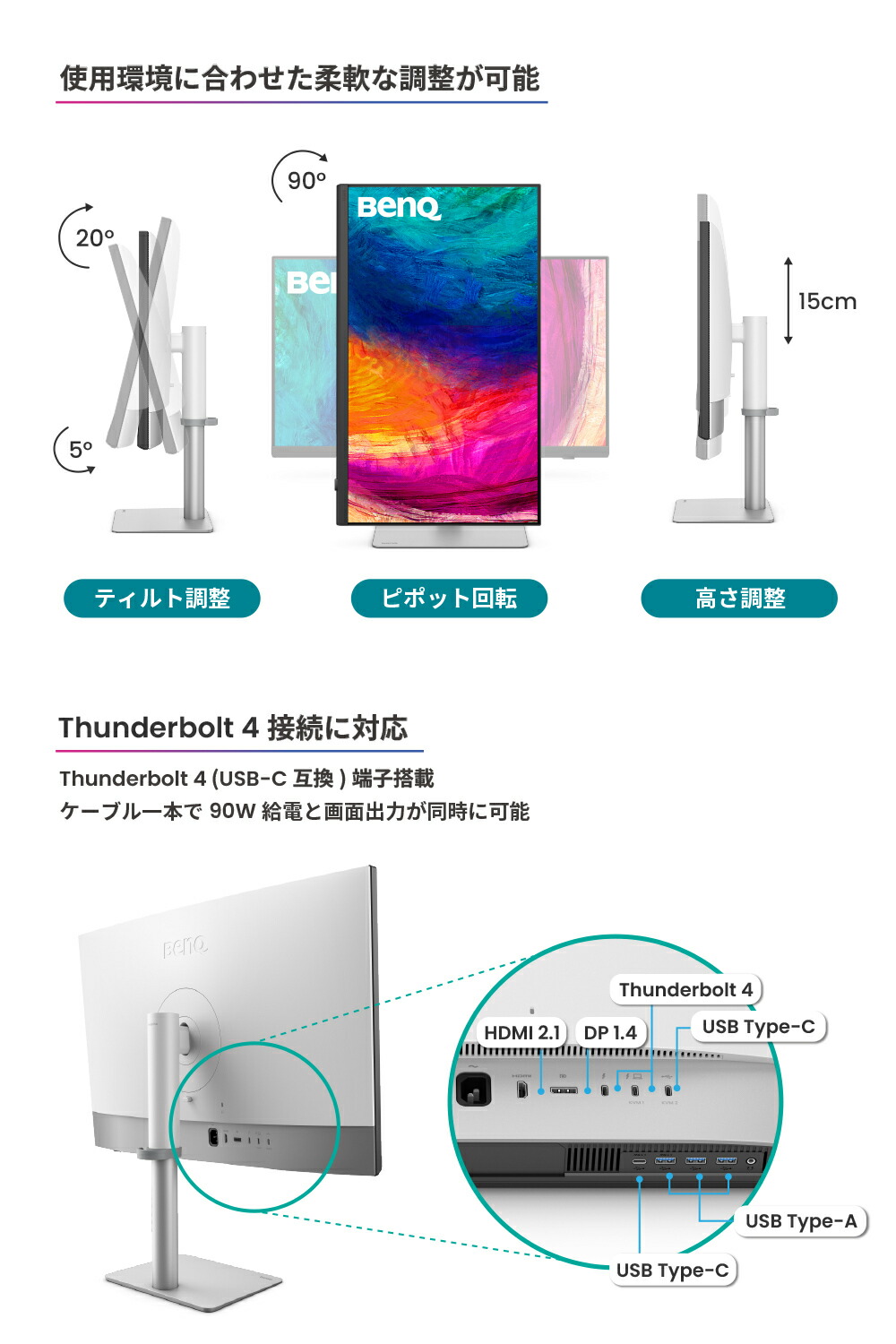 楽天市場】【BenQ公式店】BenQ ベンキュー 27インチ 5Kデザイナー