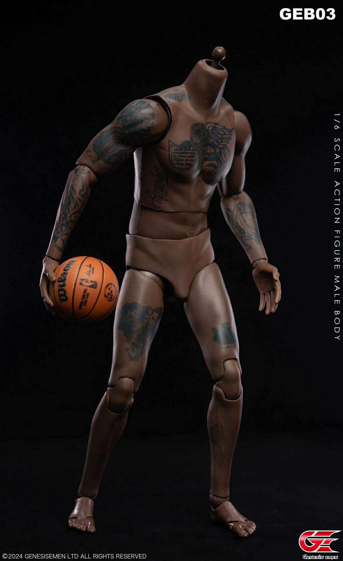 楽天市場】Genesis Emen 1/6 NBA 男性 男 バスケットマン レブロン