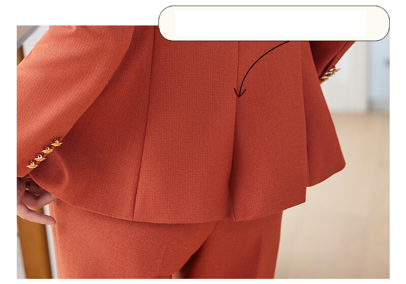 楽天市場】送料無料 全4色 スーツ レディース ブラウン パンツスーツ