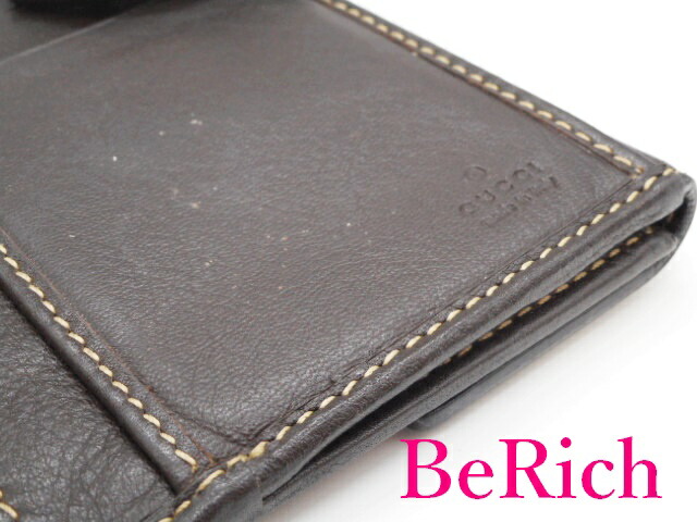 楽天市場】グッチ Wホック 二つ折り 長財布 GG キャンバス レザー