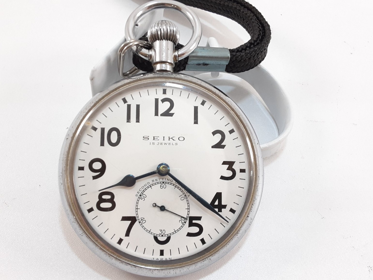 楽天市場】セイコー SEIKO 24型 標準時計 15石 手巻き 9119-0030