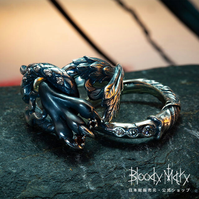 楽天市場】[公式] ブラッディマリー ダミア リング w/ ホワイト