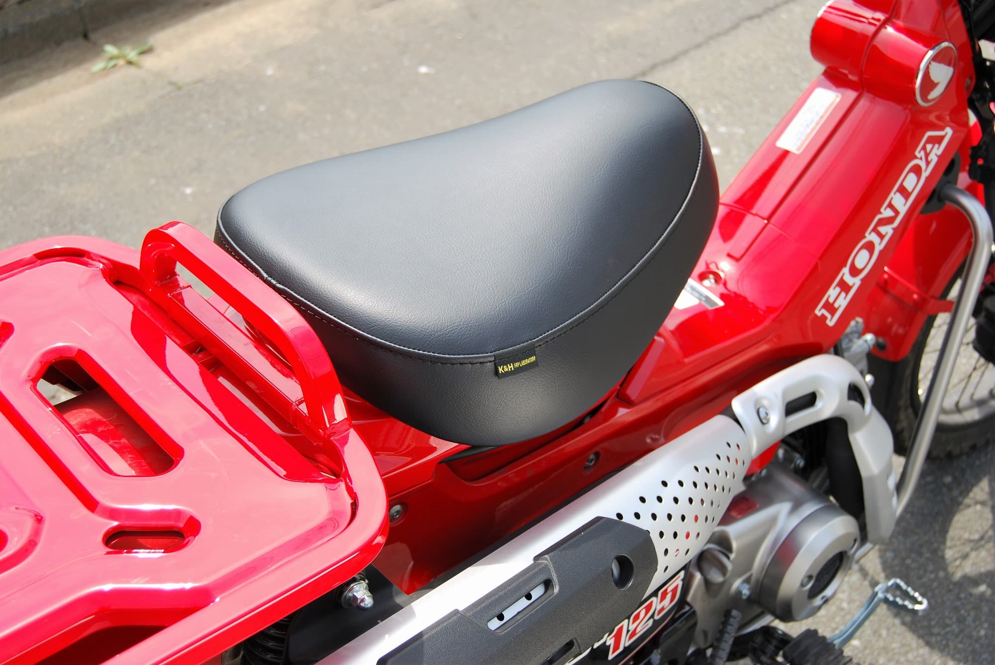 楽天市場】CT125ハンターカブ そら豆（ロー）シート Aステッチ K＆H