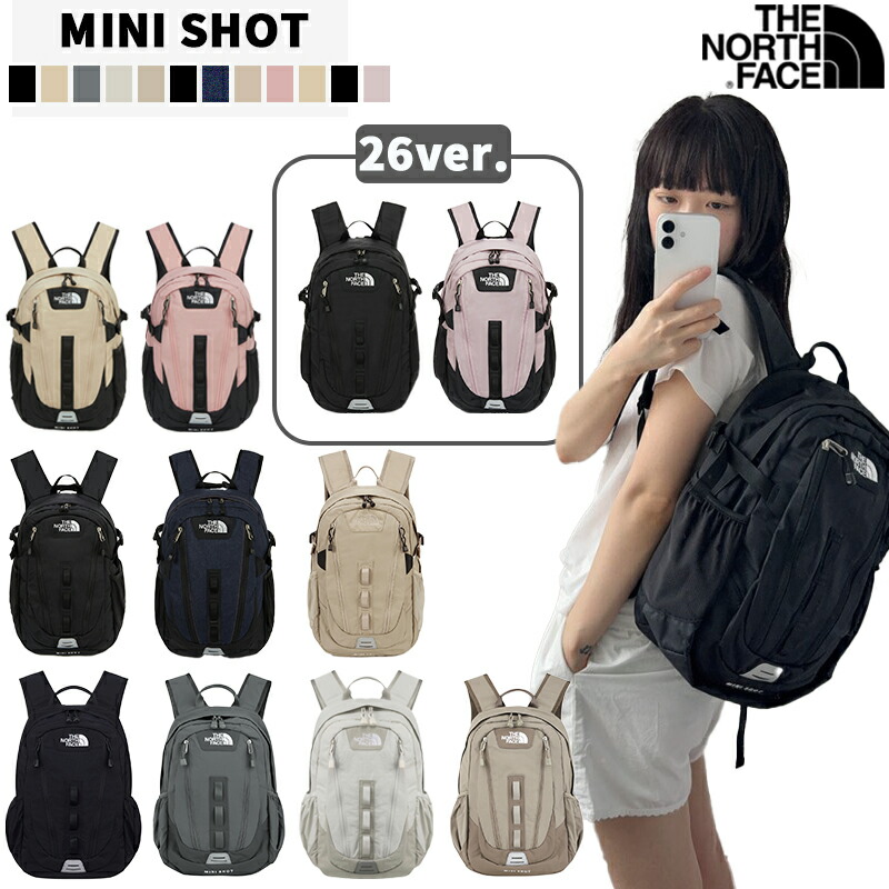 楽天市場】ノースフェイス リュック MINI SHOT 韓国ノースフェイス 黒