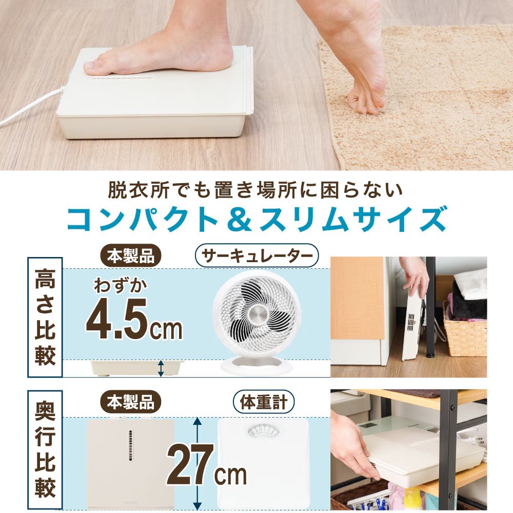 楽天市場】のれせん2 サンコー お風呂あがり全身爽快乗れる扇風機