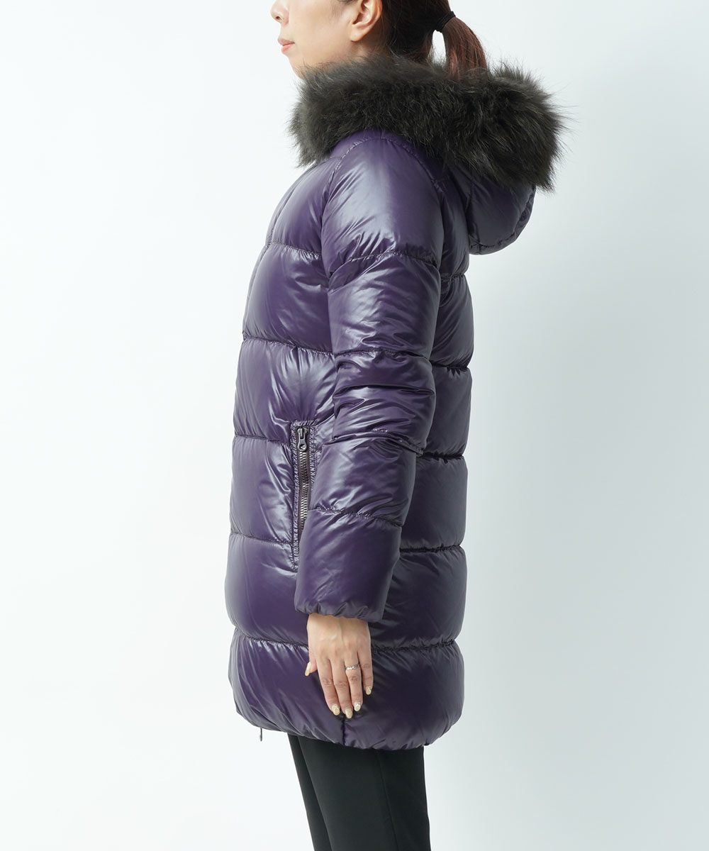 楽天市場】【60%OFF】デュベティカ DUVETICA ナイロン ファー付き
