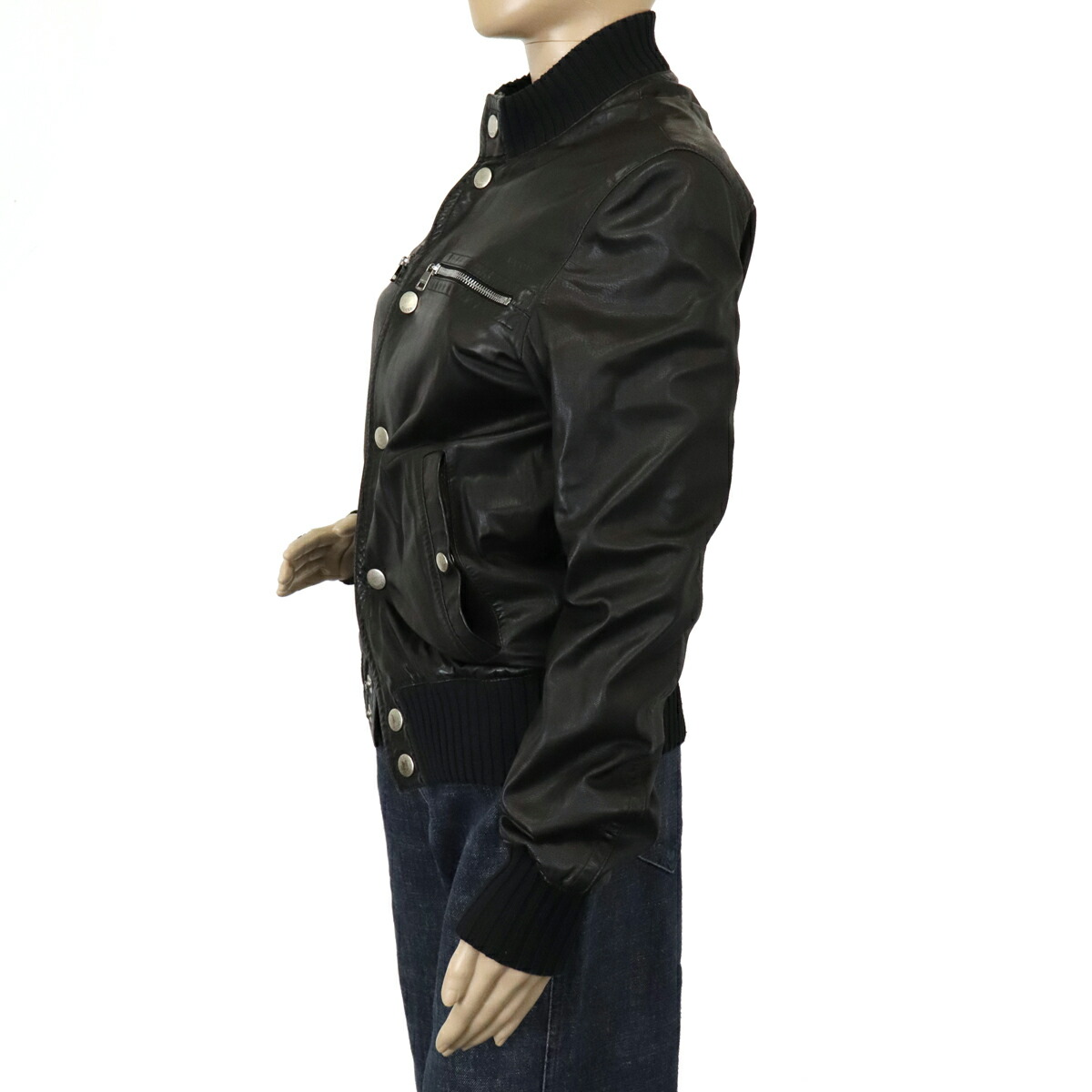 楽天市場】GUCCI グッチ シェリーライン ボンバージャケット レザー