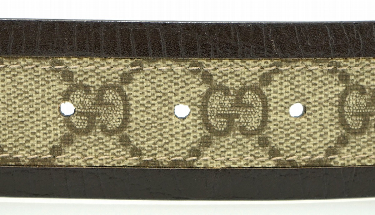楽天市場】GUCCI グッチ GGスプリーム インターロッキング Gバックル