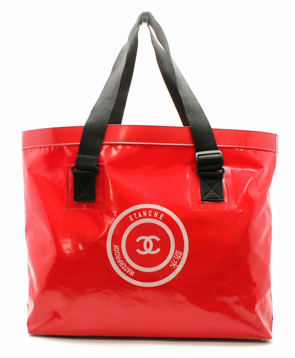 楽天市場】【バッグ】CHANEL シャネル ビニール 防水 ココマーク