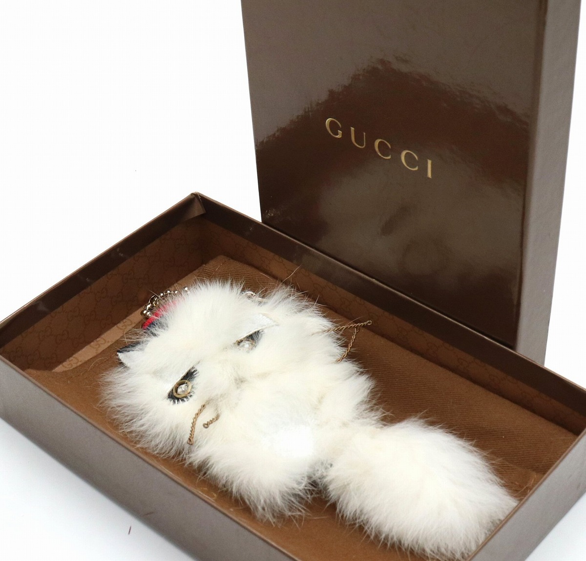 楽天市場】【未使用品】GUCCI グッチ ガットリ オレステ ネコ 猫