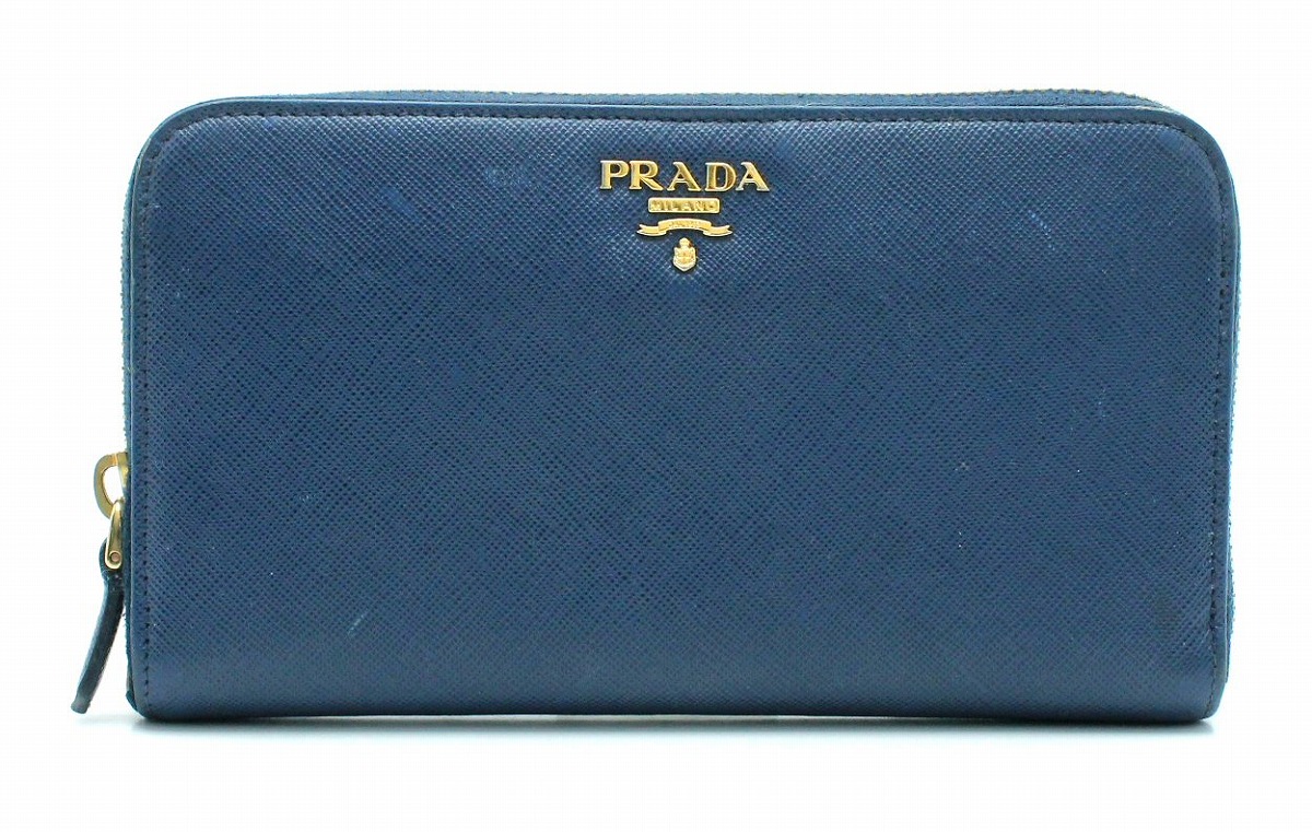 楽天市場】【財布】PRADA プラダ ラウンドファスナー 長財布 レザー