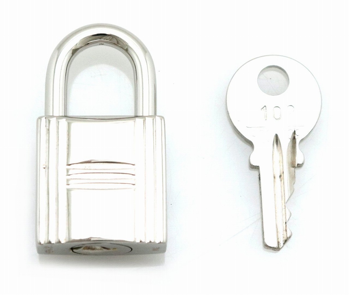 楽天市場】【新品仕上げ済】HERMES エルメス カデナ パドロック No.102