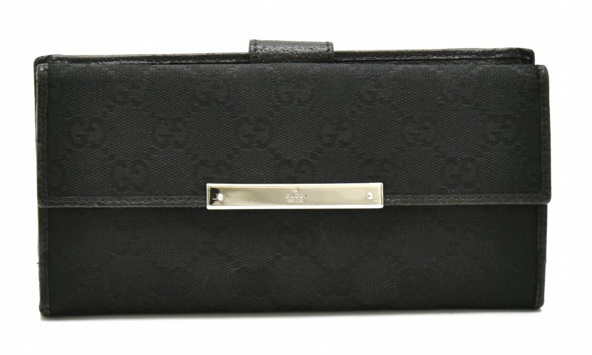 楽天市場】【財布】GUCCI グッチ GGキャンバス 2つ折長財布 ダブル
