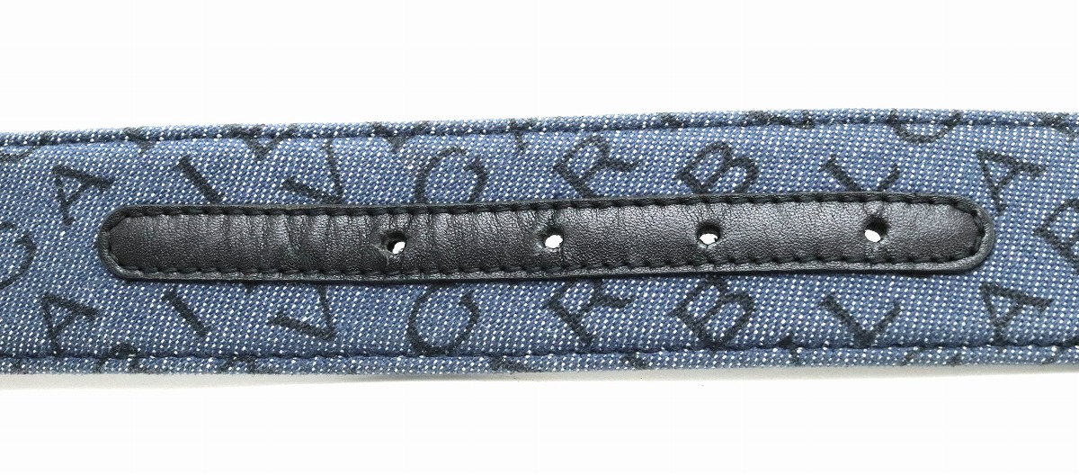 楽天市場】BVLGARI ブルガリ ロゴマニア ベルト デニム キャンバス