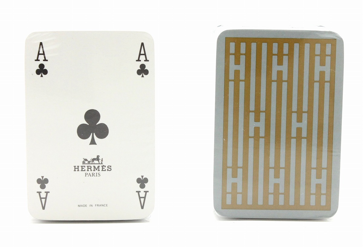 楽天市場】【未使用品】HERMES エルメス トランプ ミニトランプ