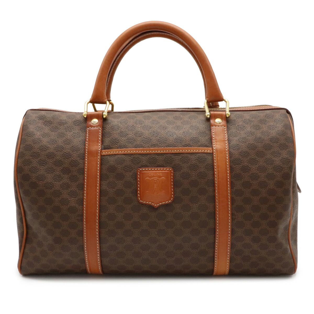 楽天市場】【バッグ】CELINE セリーヌ マカダム柄 ボストンバッグ