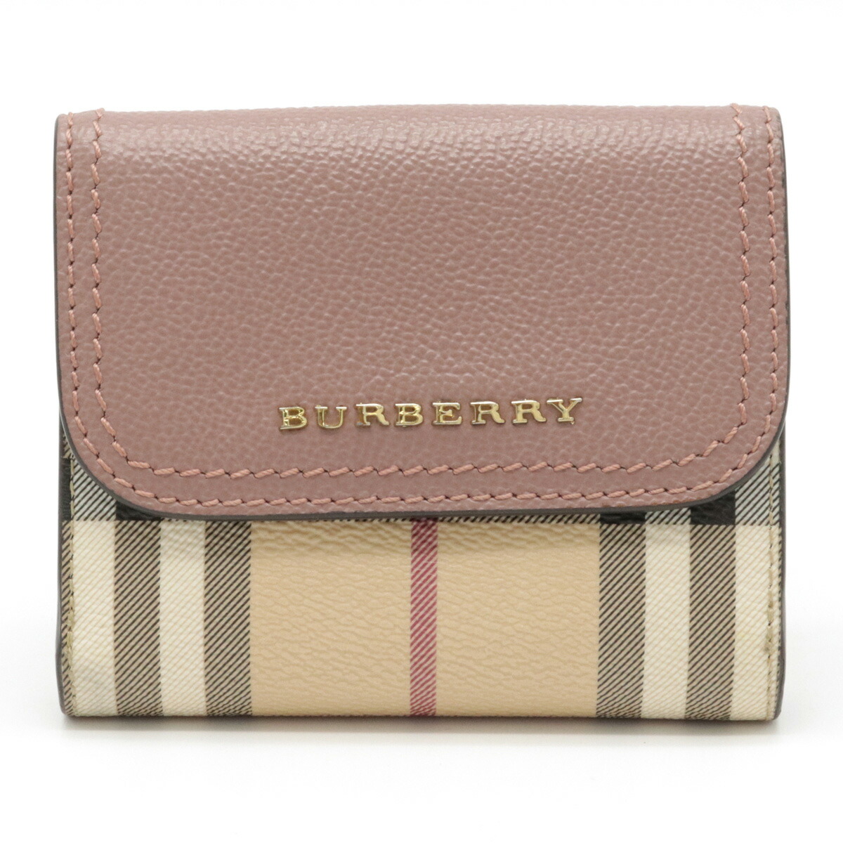 楽天市場】【財布】BURBERRY バーバリー ノバチェック Wホック 2つ折