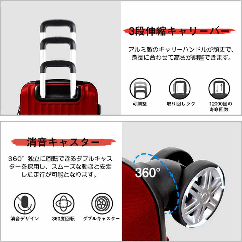 楽天市場】【送料無料】ニュートリップ スーツケース キャリーケース