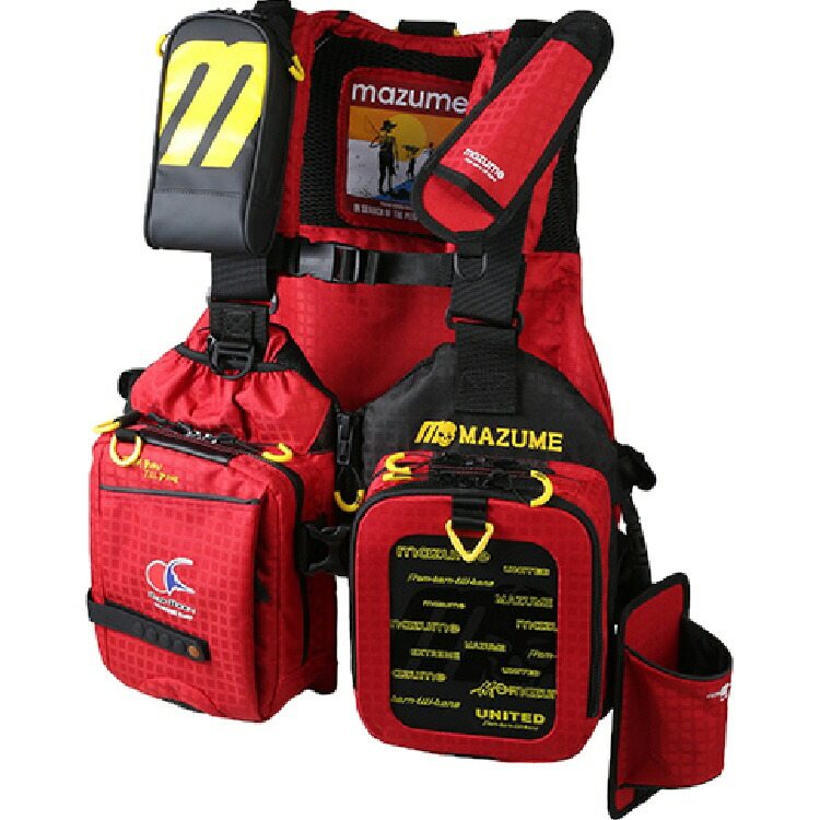 楽天市場】【釣り】mazume レッドムーンライフジャケット サーフ