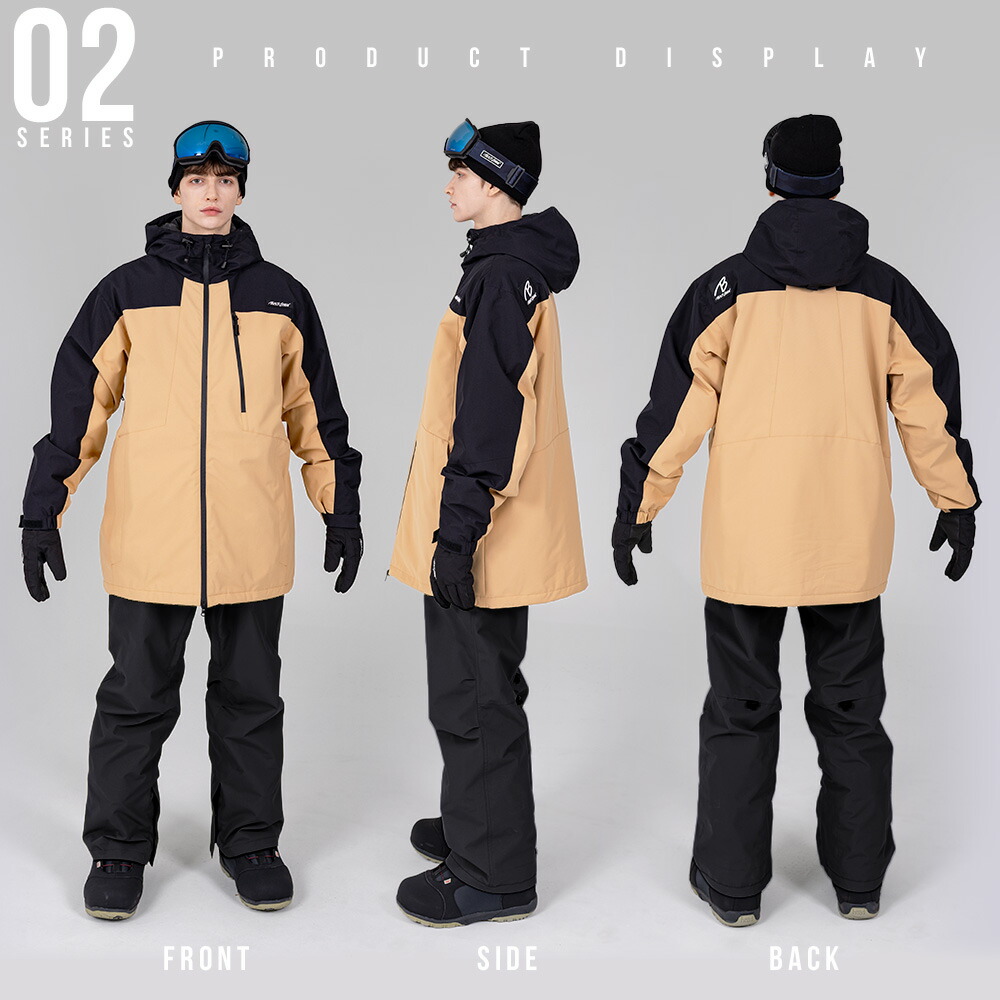 楽天市場】スノボウェア メンズ 上下セット スノーボードウェア 耐水