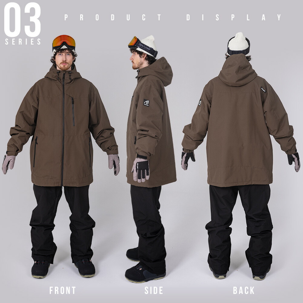 楽天市場】スノボウェア メンズ 上下セット スノーボードウェア