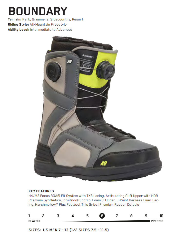 楽天市場】24-25 K2/ケーツー BOUNDARY バウンダリー メンズ